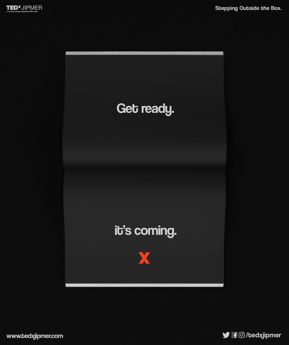 TJipmer's tweet photo. Tomorrow it is! Get ready to have an out of the box experience only at TEDxJIPMER 2018! https://t.co/wyFE30RaBb