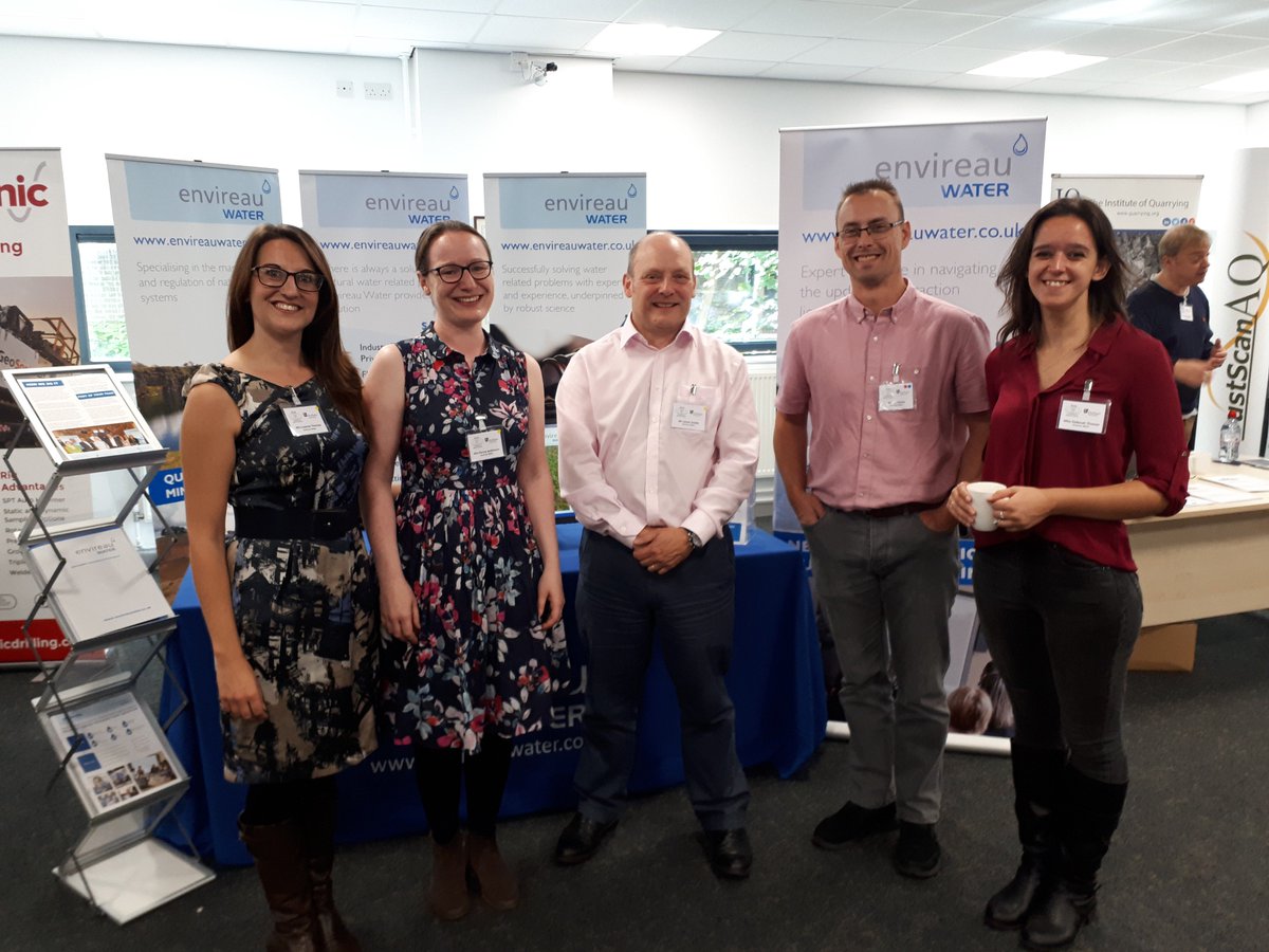 Our team is having a fantastic time at #EIGDurham2018. We've met so many interesting people and had a great catch up with those who we've known for many years. #quarrying #geology @EIGConference