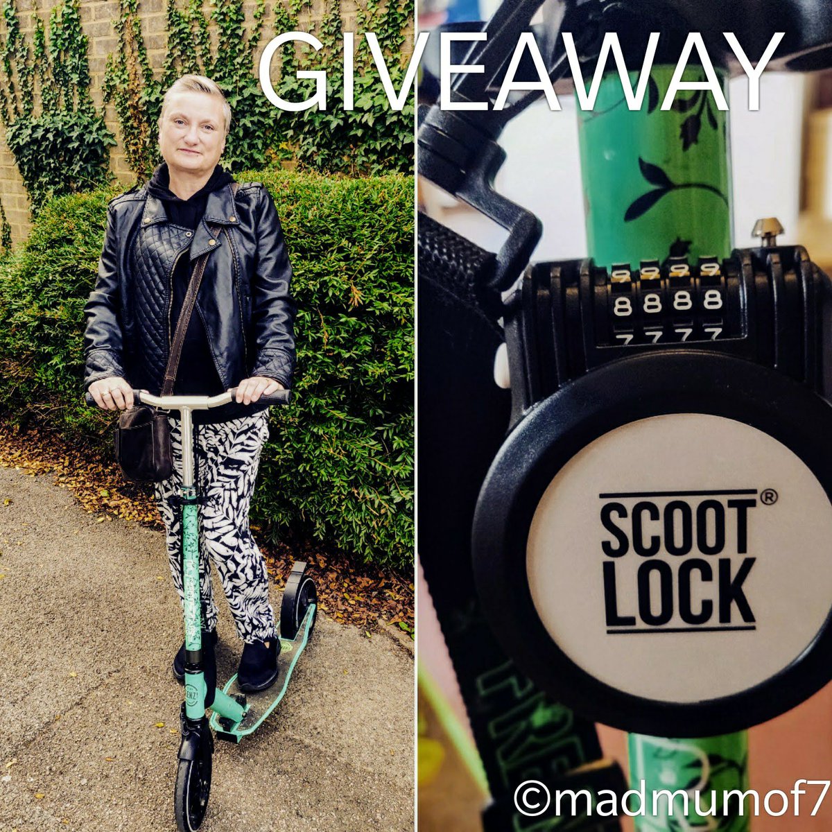 I love my #scooter - speeds up school run, makes my commute fun &amp; fast. No worries about anyone stealing it either 'cause I have an amazing <a href="/scootlock/">SCOOT LOCK</a> device fitted. Want to WIN one? Click the link to enter my #Instagram #Competition instagram.com/p/BntGWPBhe-F/… #scootlock #giveaway
