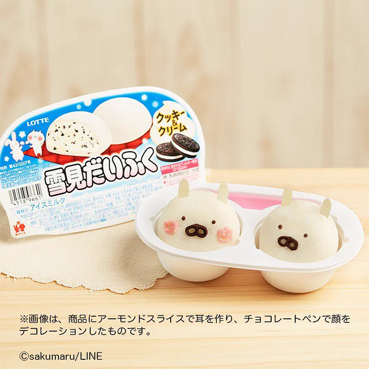 雪見だいふく×うさまる…可愛すぎて全種コンプリートしたい！！