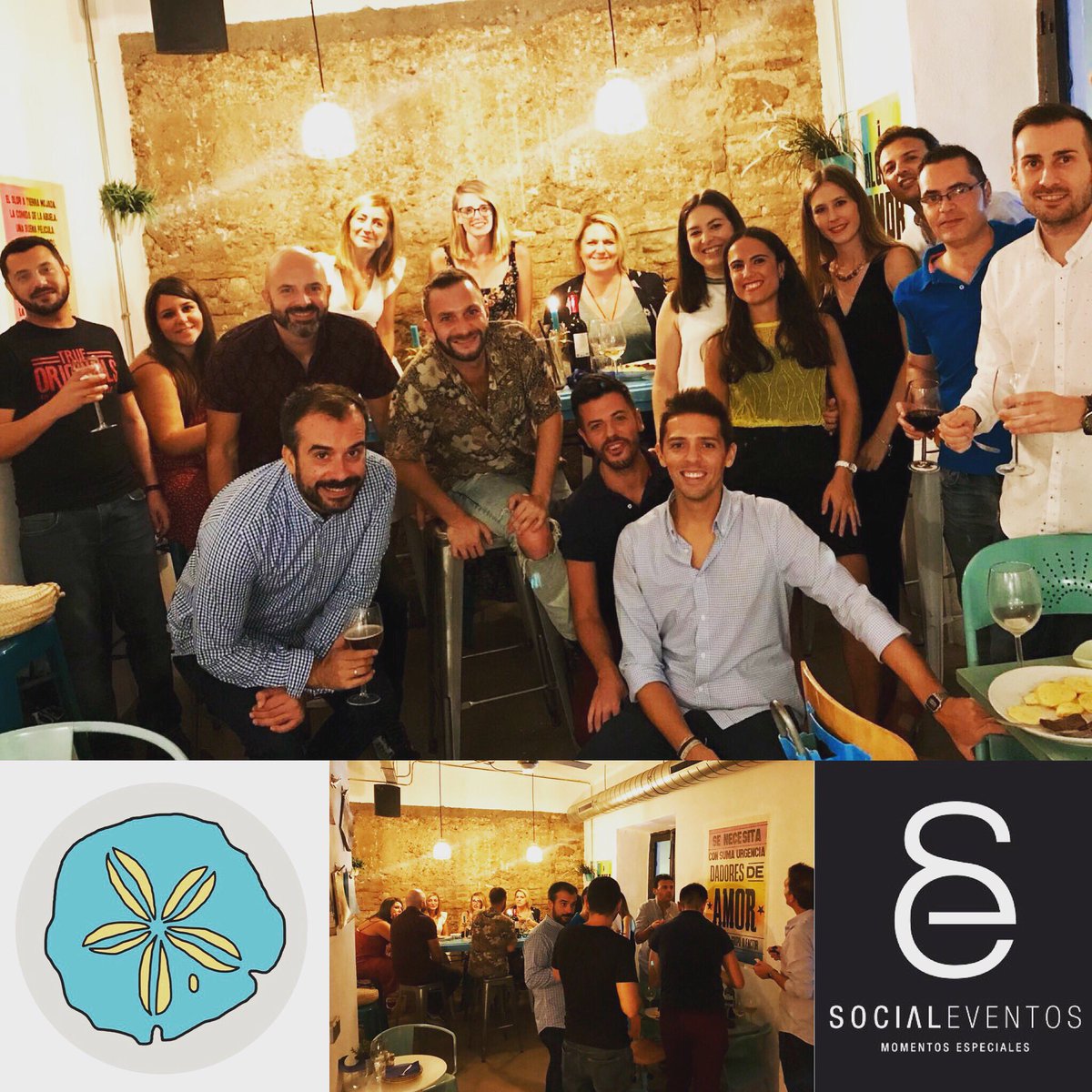 SocialEventosCo's tweet photo. Ayer los compañeros de #emergia prepararon una #despedida sorpresa para Antonio, mucha suerte en tu nuevo camino!!
Muchas gracias a @MaddowMDW #soistop
#eventoempresa #comidaempresa #businessevents #eventsprofs #events #venues #restaurantescordobaesp #cordobaesp https://t.co/wlJE47BGHW
