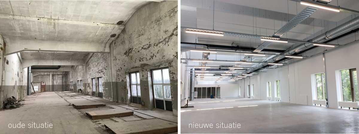 Een huurder op 't @IndustrieparkNL Kleefse Waard is <a href="/Iv_Groep/">Iv-Groep</a> . Bij dit ingenieursbureau viel de keuze op Gebouw CB waarbij ze 't industriele karakter van 't interieur graag wilde behouden. Om de akoestiek te 
verbeteren werd daarom gekozen voor de Rockfon Eclipse plafondeilanden