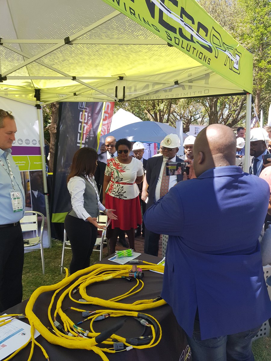 Dsttviljoen's tweet photo. #MINDS4MINES, technology will raise our competitiveness says @dstgovza @mmKubayiNgubane at the launch of the Mandela Mining Precinct. https://t.co/XvQXWVZKlR