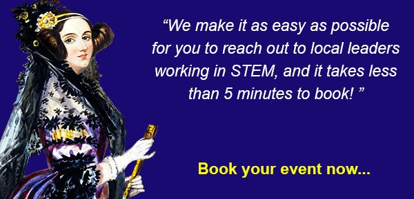 Founders4School's tweet photo. Get your students excited about STEM! Young people benefit from meeting role models from their community - use F4S and @speakezeeorg to bring those role models into the classroom on Ada Lovelace Day.  https://t.co/WMeRIDs4D9 https://t.co/Oe2kx6soJf