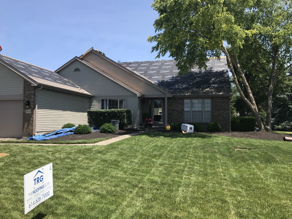 Grove City, OH roof install using <a href="/OCRoofingLLC/">Owens Corning Roofing</a> Lifetime shingles.  #Oakridge #Artisan #Flagstone #TheRoofingGuys #TRG #RoofingDoneRight