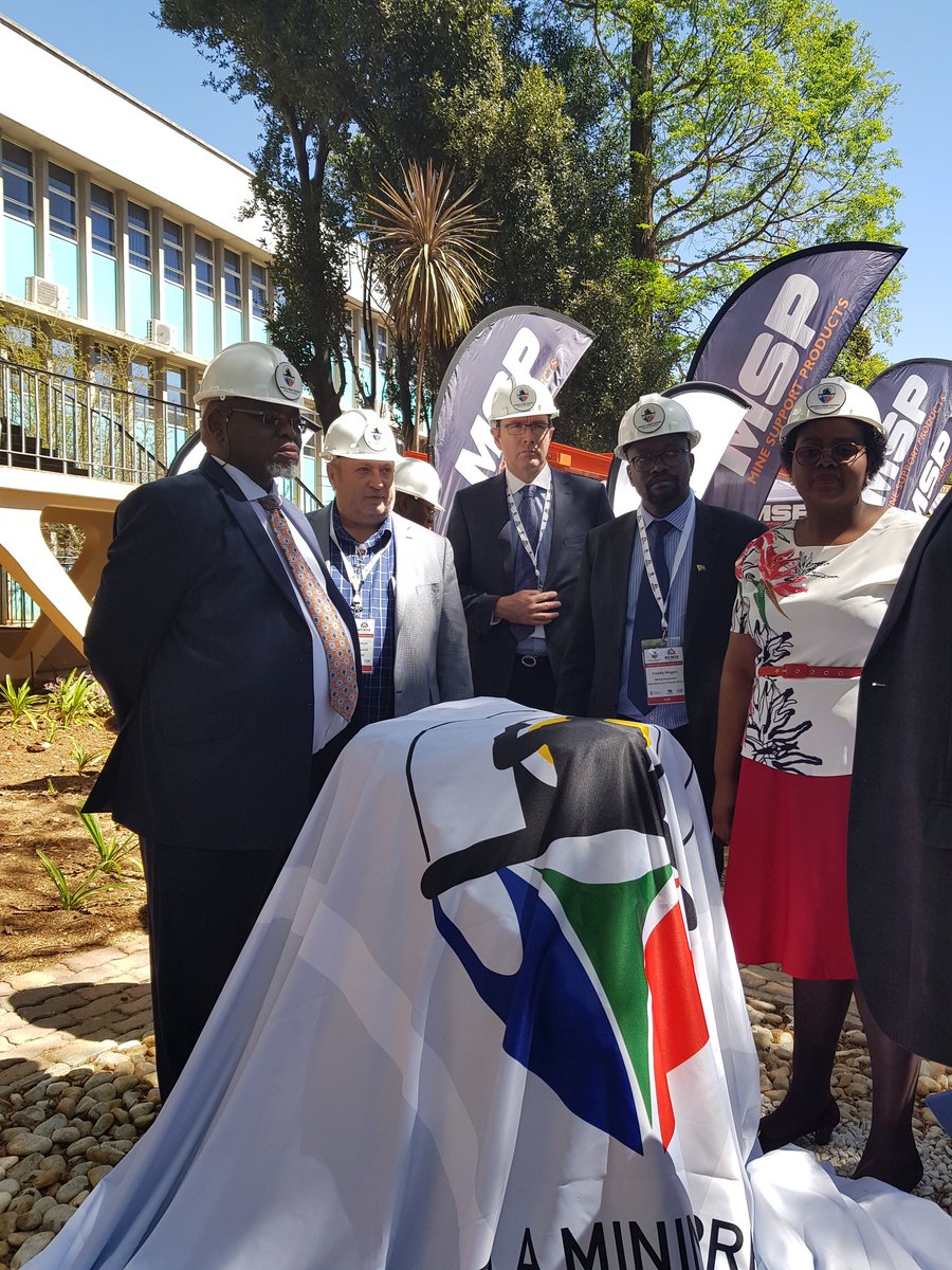 Dsttviljoen's tweet photo. #MINDS4MINES, Mining is a sunrise sector says Neal Froneman at the closing of the launch of the Mandela Mining Precinct. https://t.co/D0IzJEYXBJ