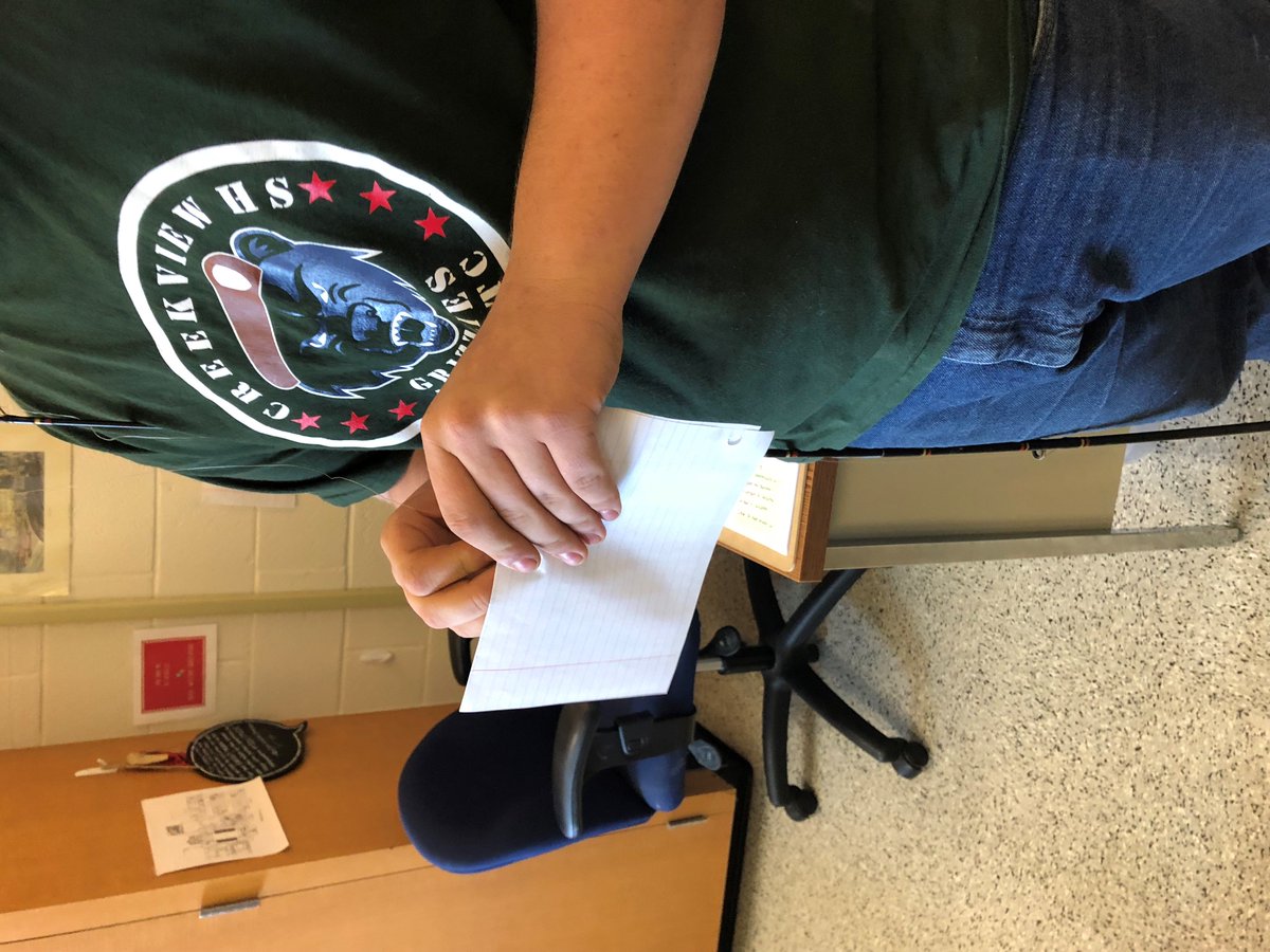 HarrisonHowar15's tweet photo. The kids re-enacting TKM chapter 5 "fishing scene" The kids are fishing a note to Boo Radley. Creativity and hands-on learning in our team taught class!  #CIECCSD #CCSDfam https://t.co/iVu76yAhHX