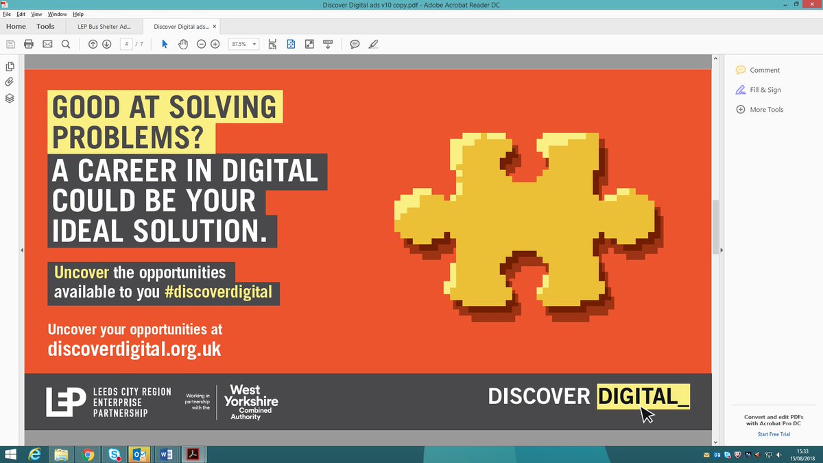 #DiscoverDigital is addressing the #digital skills gap in #Leeds &amp; #WestYorkshire. Discover new skills &amp; unlock your potential. @LeedsCityRegion. discoverdigital.org.uk