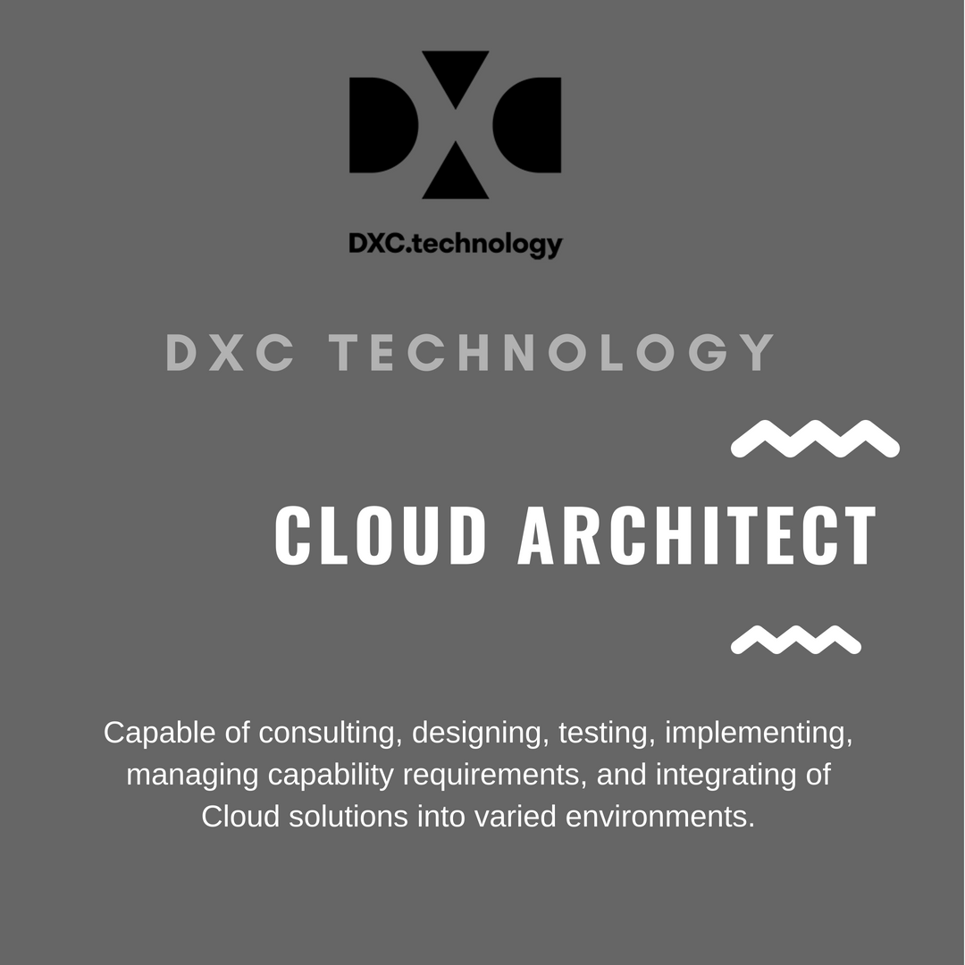 nolatech_jobs's tweet image. Cloud Architect at @DXCTechnology DXC Technology ow.ly/Tw9g30lOcB5 #NOLATech #NOLATechJobs #Technology #Tech #NewOrleans #NOLAJobs #Jobs #Careers #TechJobs #SQL #Cloud #VMWare #DXCTechnology