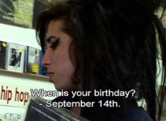 Happy birthday amy winehouse. 