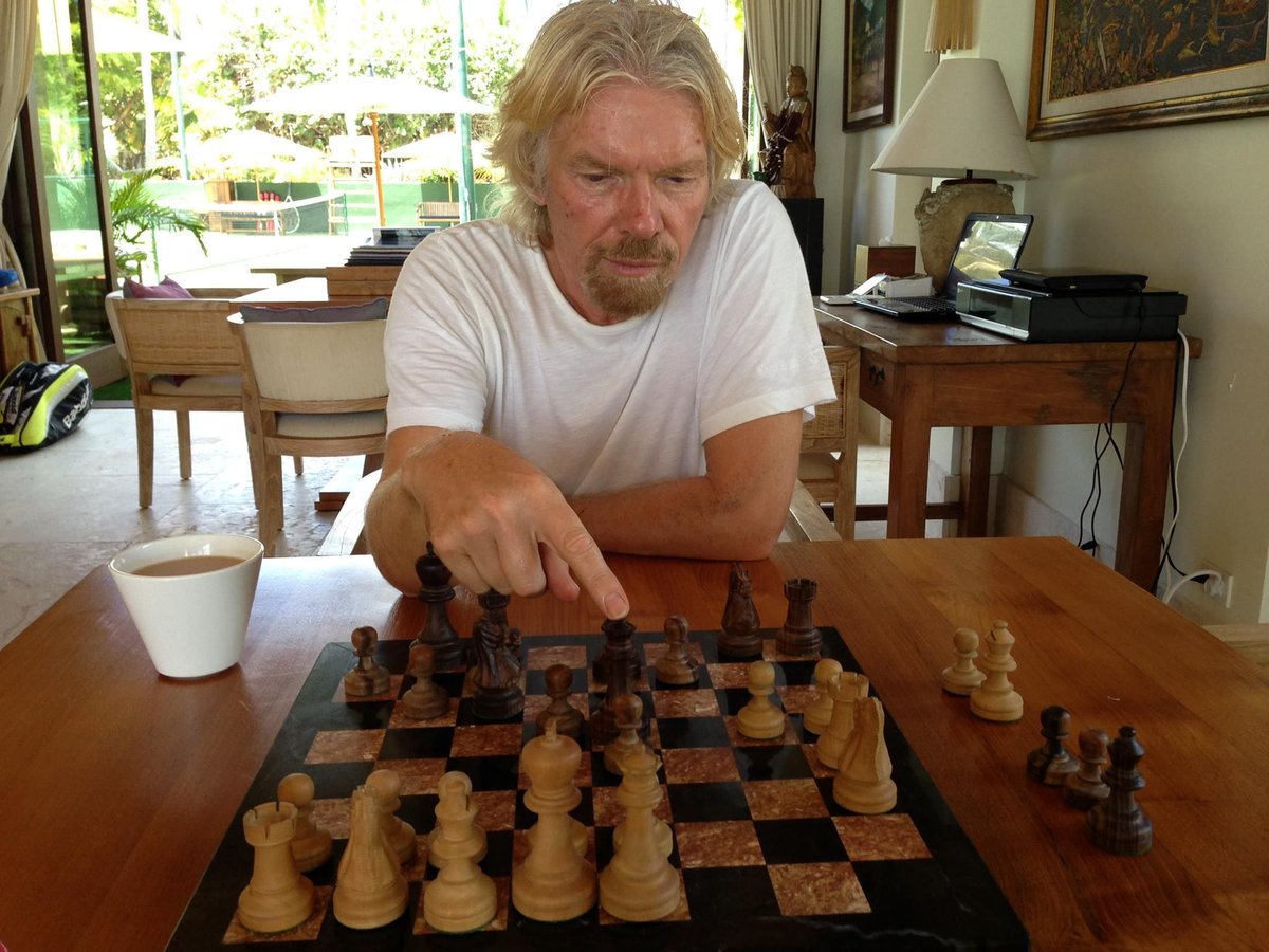 Business is like a giant game of chess: you have to make strategic moves, and learn quickly from your mistakes. [Sir Richard Branson]#chess #chesspieces #chessclub #chesscollectors #chessfriends #worldchess #checkmate #playingchess #chessgame #chessboard #chessplayer