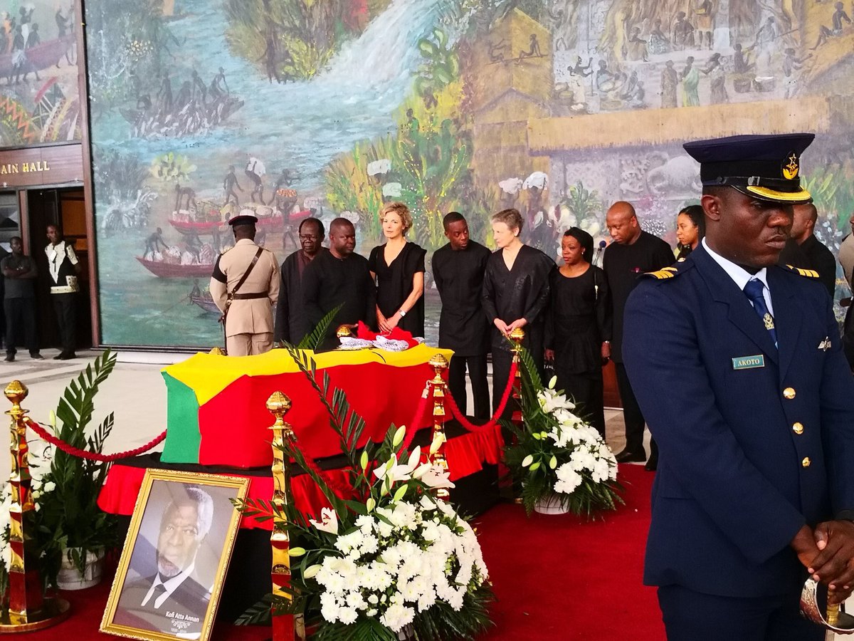 fakbulut's tweet photo. Afrika için gelmiş geçmiş en önemli figürlerden biri olan @KofiAnnan son yolculuğuna uğurlandı. #RIPKofiAnnan https://t.co/yinFzxHF3U