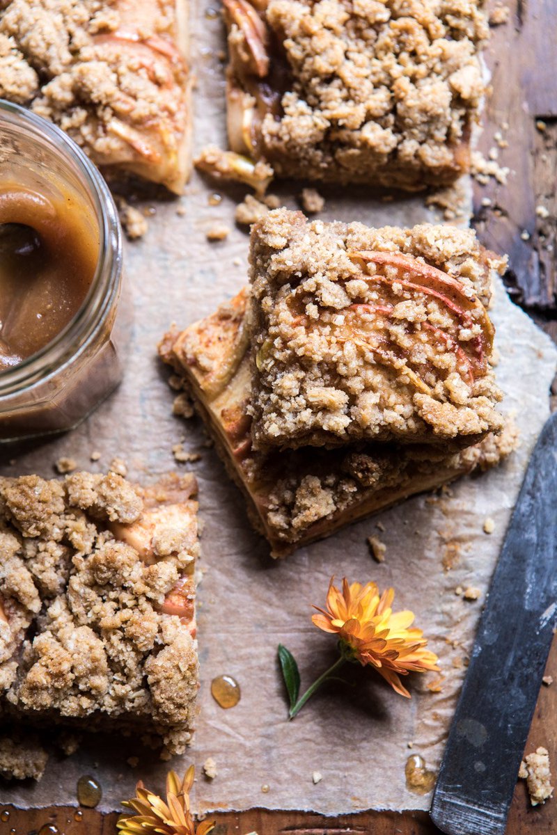 KitchenSanc2ary's tweet photo. RT @HBHarvest: New! Double the Streusel Apple Butter Bars. Welcome the fall apples with these. They are the BEST. https://t.co/WbpLSOm5o6 #apples #fallrecipes #applebutter #applebars https://t.co/zVwRTa3j9C