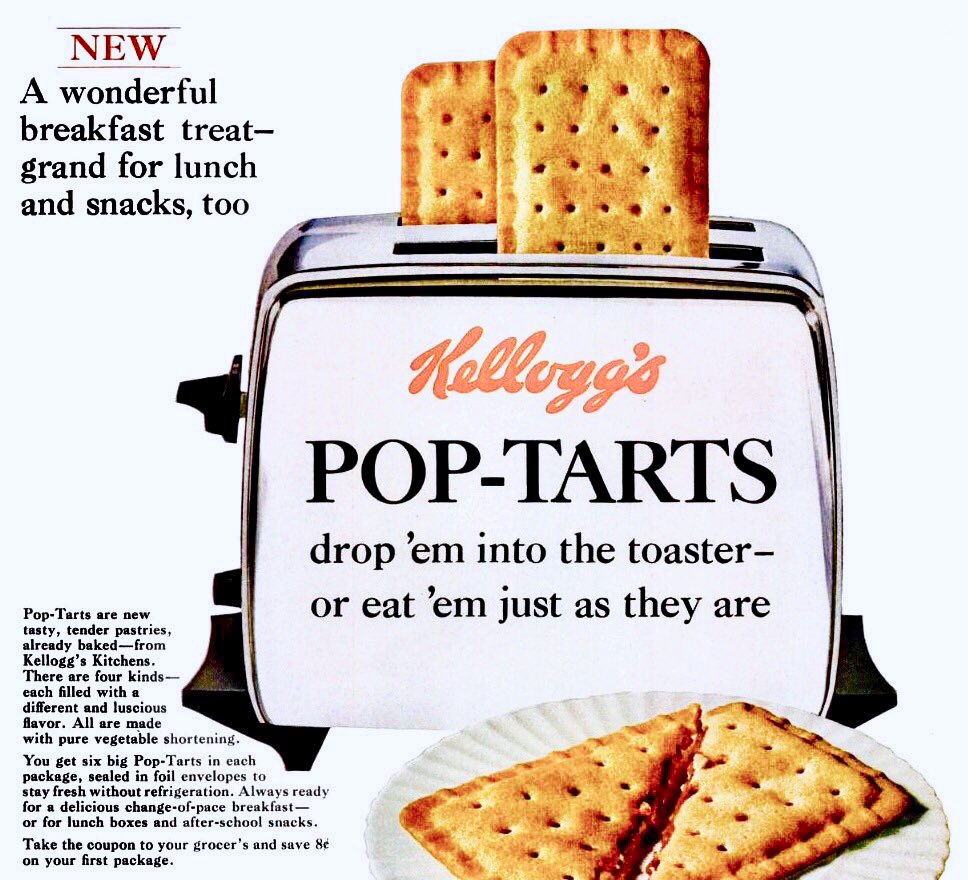 RetroNewsNow on Twitter: "On September 14, 1964, Kellogg's introduced Pop-Tarts https://t.co ...