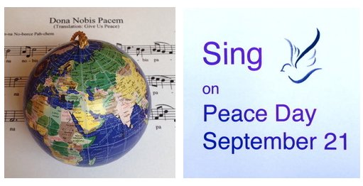 singoutoftheark's tweet photo. With just 1 week to go until Peace Day it's not too late to be part of a huge #singing project. Download our song 'Sing A Song In Unison' for FREE + get your school involved in this initiative from @OneDayOneChoir
Visit https://t.co/PlOGP2xZ0V for more info.
#WorldPeaceDay https://t.co/eRXAqlNXe6