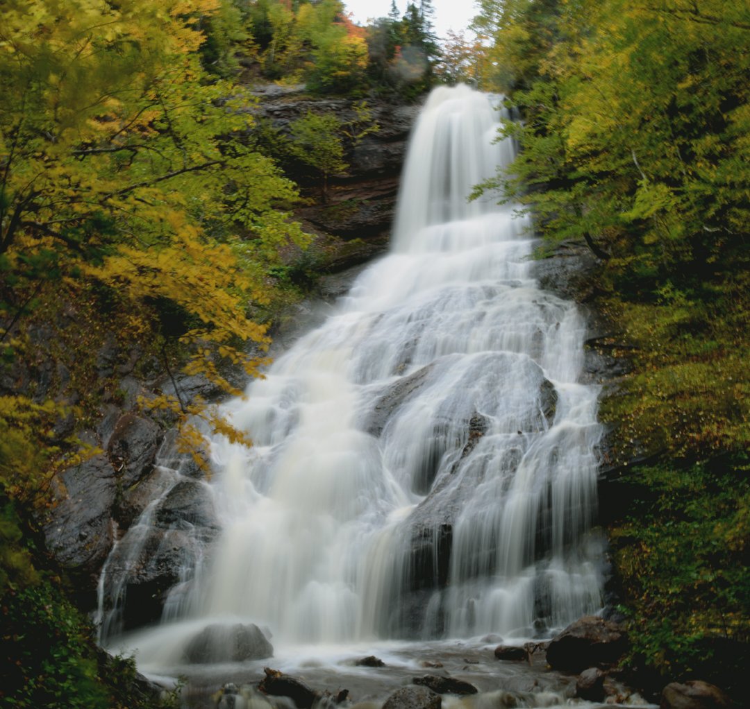 Beulach Ban Falls, Cape Breton Highlands. #capebretonhighlands #capebreton #cbwaterfalls #explorecb #followus