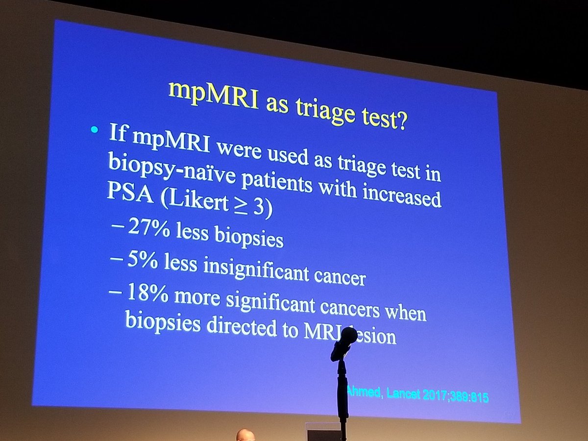 GoldbergHanan's tweet image. mpMRI as triage test in biopsy naive patients? Data from PRECISON and PROMIS show optimistic results,and more is yet to come...#Pca18 #urotoday