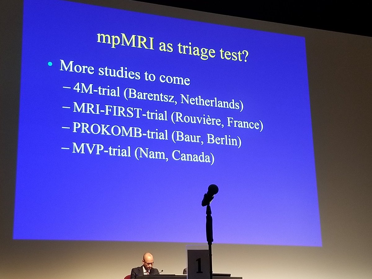 GoldbergHanan's tweet image. mpMRI as triage test in biopsy naive patients? Data from PRECISON and PROMIS show optimistic results,and more is yet to come...#Pca18 #urotoday