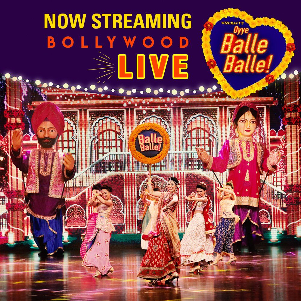 The grandness of a Bollywood musical comes alive with a larger than life set bringing together the magic of an Indian wedding celebration only at Kingdom of Dreams. 
#BalleBalleMusical
