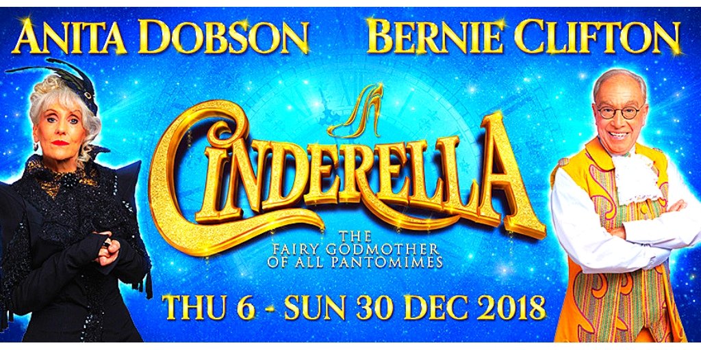 NewTheatreHull's tweet photo. Cinders shall go to the ball!
#AnitaDobson, @bernieclifton_  and hull born @jocastaalmgill and @martynjameslive will star in #Cinderella @NewTheatreHull from 6-30 December 2018. 
Oh yes they will! 
Tickets: https://t.co/De6IjF7dWD https://t.co/NOFmtGc2mQ