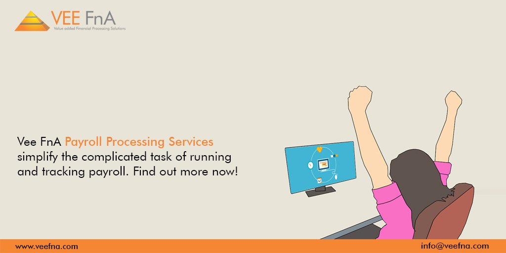 FNA_Services's tweet photo. Vee FnA payroll processing services simplify the complicated task of running and tracking payroll. Find out more now!
Visit : https://t.co/ndRyHeYAsa
#payrollprocessingservices https://t.co/SdeRQC1zvJ