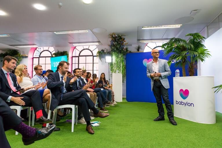 uk_emed's tweet photo. Yesterday, we welcomed Sec of State for Health @MattHancock to the Babylon HQ, where Babylon’s Founder and CEO, Dr Ali Parsa, announced a $100 million investment and 500+ new jobs at Babylon. Find out more here: https://t.co/GszN5EJnlC https://t.co/NaXqqOFieY