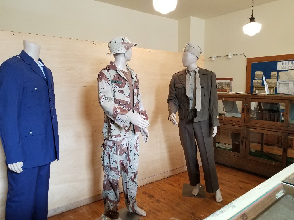 HHAHSmichigan's tweet photo. Busy @conklinmuseum in Hanover, Mi getting ready for sneak peek at upcoming Memories of Service Exhibit honoring Veterans.  Stop in this weekend, Sat 10-4 and Sunday 1-5. #veterans #museumday #experienceJackson #HanoverHorton #HHAHS https://t.co/SCY7oiN87t
