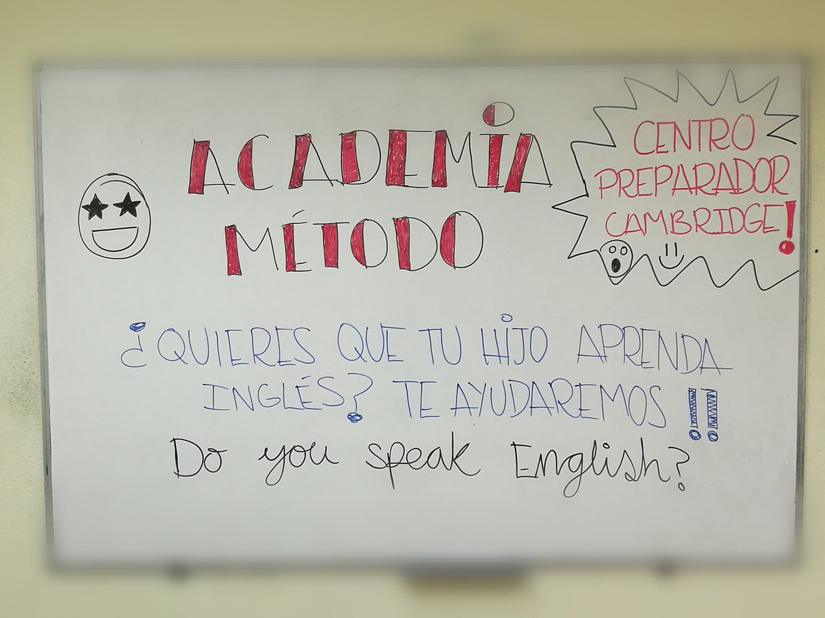 AcademiaMetodo's tweet photo. Buenas tardes, ya están abiertos los plazos de inscripción para los grupos de inglés de Cambridge!!!

No esperes más!!! 

Infórmate a través de redes sociales o a los teléfonos: 639-248-956 o 699-708-623. https://t.co/btvLaHFDlY