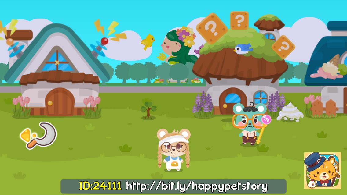 DMirend's tweet image. All my #HappyPetStory decos are special-themed! FREE room with Invite Code: 24111. Add ur special touch! bit.ly/happypetstory