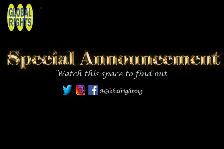 Globalrightsng's tweet photo. We are getting very close to announcing our very special news. Yes, we have some news we can't wait to share, watch this space so you don't miss it. #40 #HumanRights #GlobalRights #YearsofImpact #Goals #Nigeria #naija https://t.co/OCbMo6ALkA