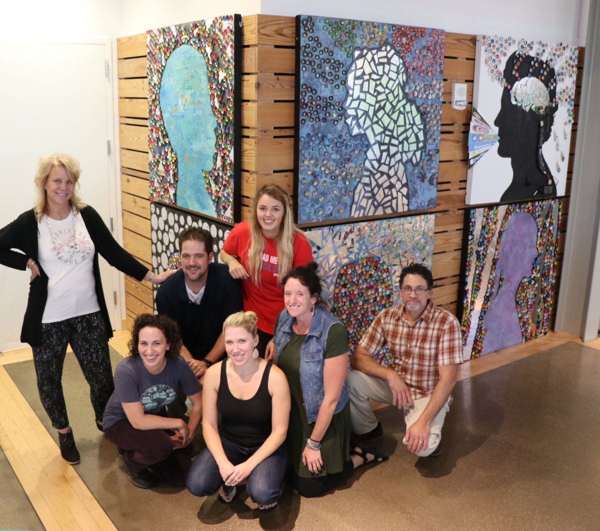 campbellartsoup's tweet image. What a great team of @ByronCenterPS teachers! So proud of our students and staff for getting this together - big shout out to our maintenance staff for delivering our work to the @dtmarketgr for @ArtPrize #artprize10 #youthcollaborationaward #vote67314