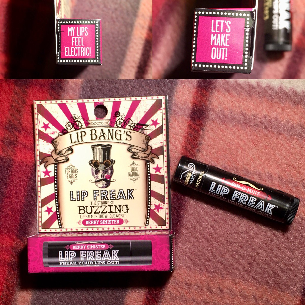 👀 😍 I’m Addicted to the #SinOMint 🤭🤫 #LipFreak #DrLipBangs #Buzzing #LipBalm 💀🎩💋⚡️✨ #GetSome ⁦<a href="/DoctorLipBangs/">LIP FREAK</a>⁩ 🤗