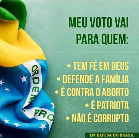 #MulherescomBolsonaro
#SouMulherVotoBolsonaro 
#Bolsonaro17
#Elesim