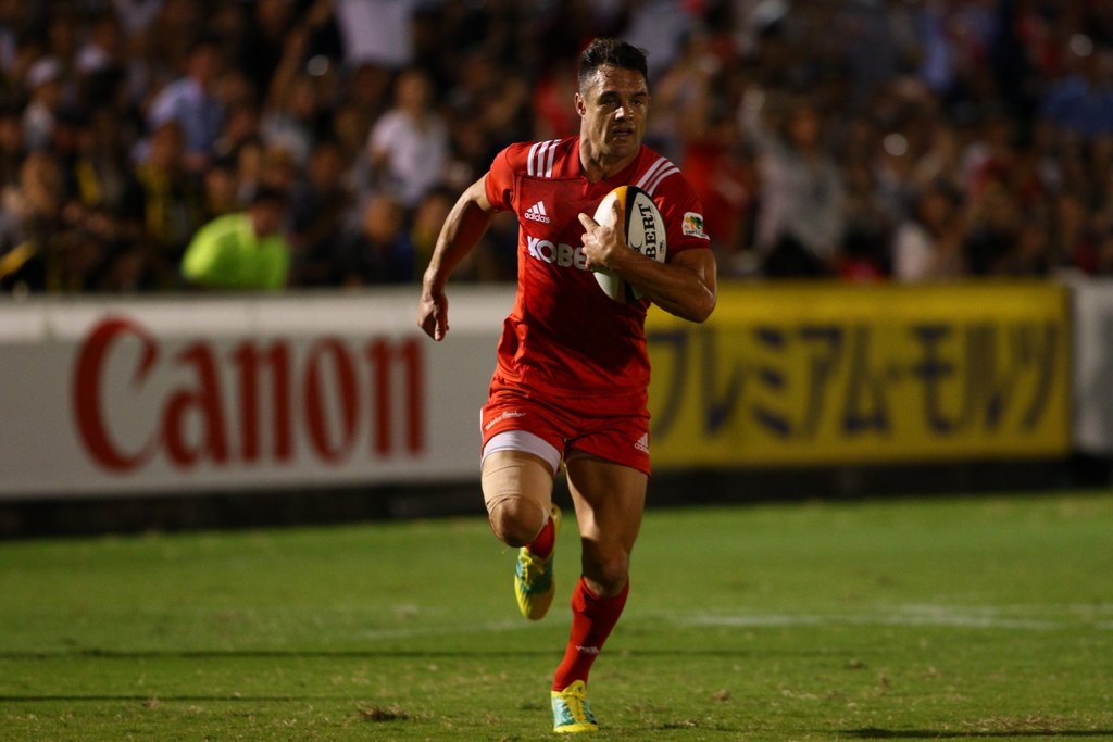 Dan Carter's Top League debut for Kobelco Steelers:

🉐 Scored 21 of his team's 36 points
㊗️ Win vs. defending champions Suntory 
🏟 All in front of a sell-out crowd In Tokyo