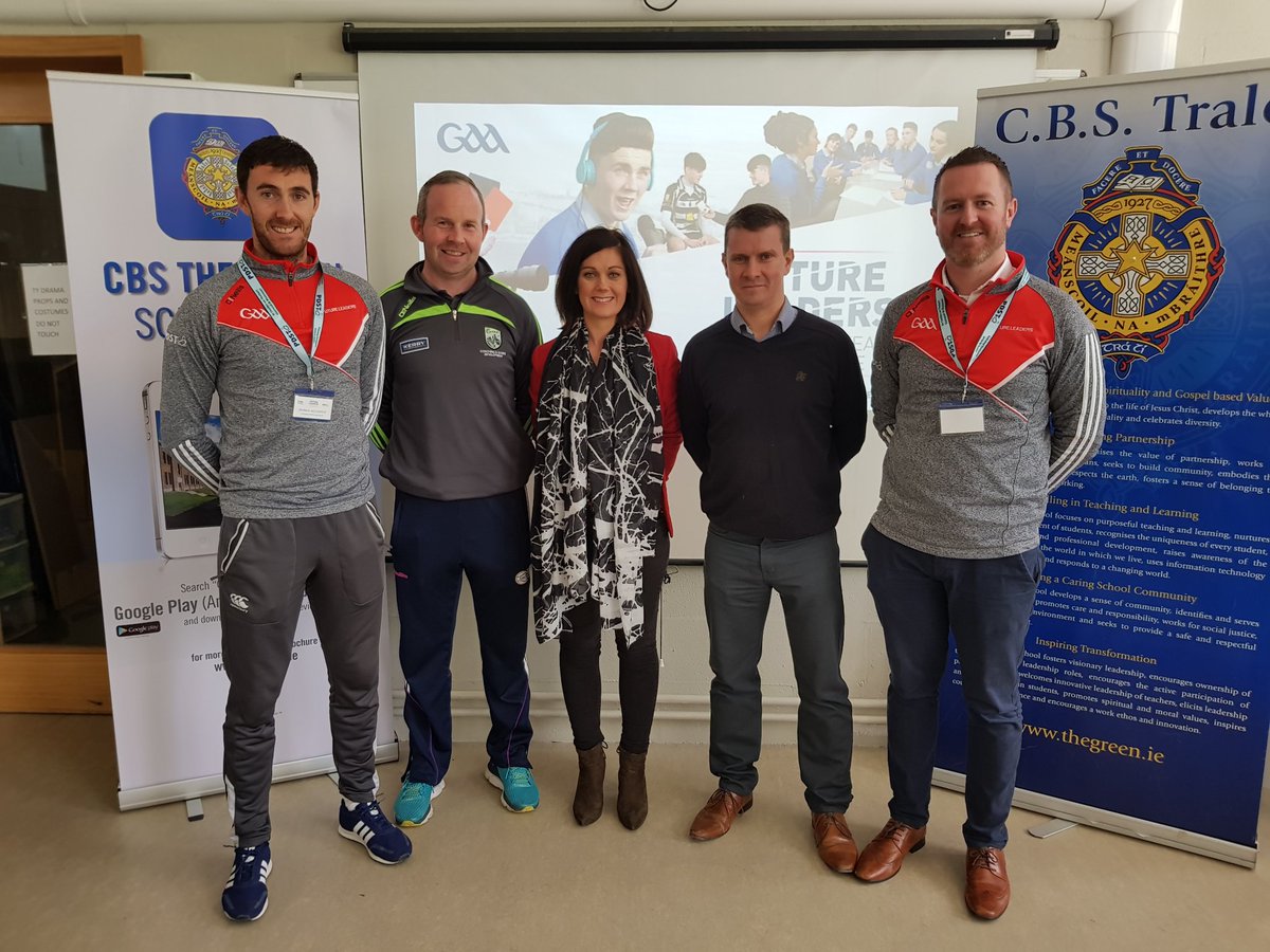 Best of luck to <a href="/thegreencbs/">CBS The Green - An Edmund Rice School</a> with the #GAAFutureLeader TY Programme. Looking forward to working with you! <a href="/Kerry_Official/">Kerry GAA</a>