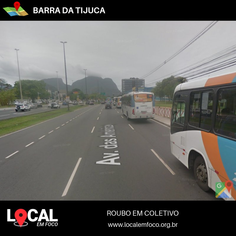Local_EmFoco's tweet image. Passageiros do ônibus da linha 863 foram assaltados na Barra da Tijuca. As vítimas foram rendidas por dois homens entre o Barra Shopping e o Guanabara, na Avenida das Américas.

ROUBO EM COLETIVO 🚨
Avenida das Américas - Barra da Tijuca 
13/09 22h30

#LocalEmFoco #BarraDaTijuca