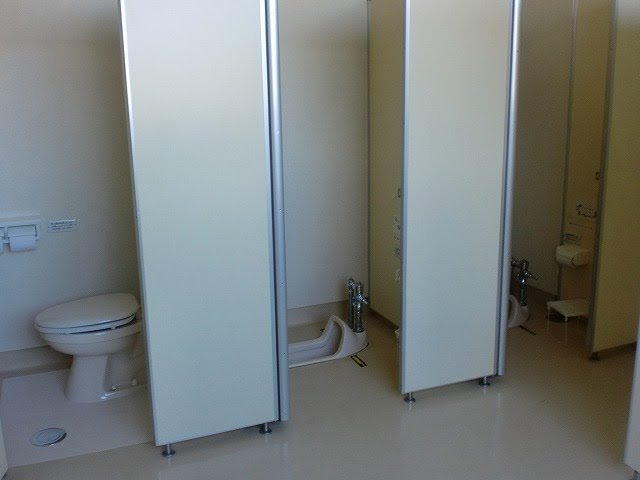 marosub1's tweet photo. 学校のトイレはこういう和式と洋式両方あるのがいいなあ https://t.co/wBWicC4DA9