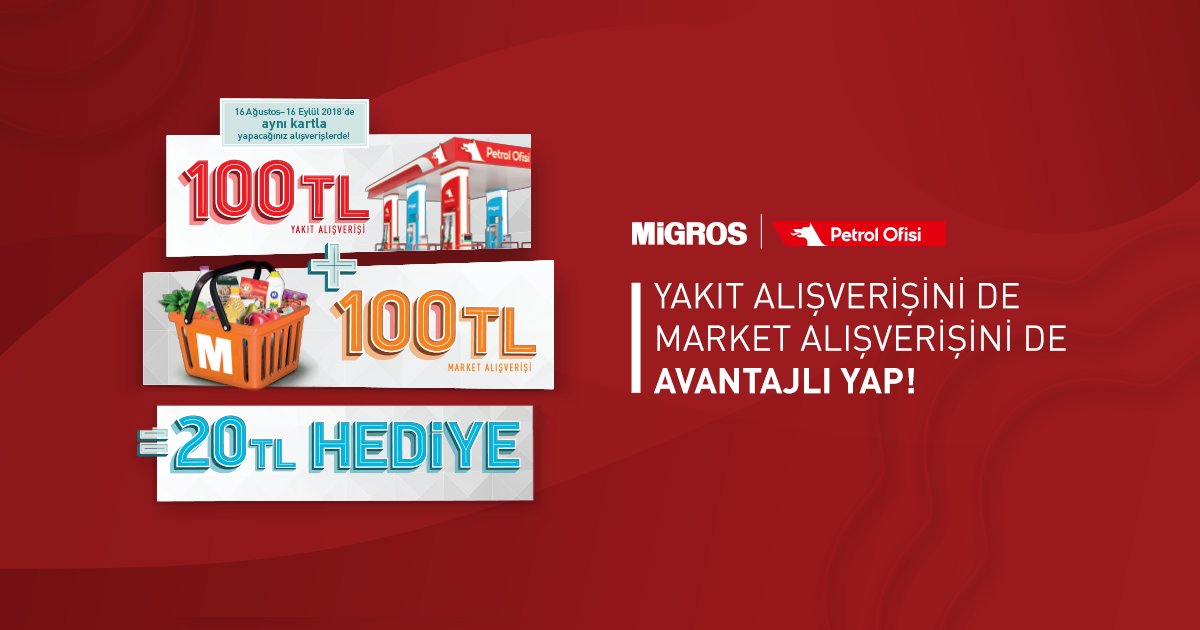 Migros_Turkiye's tweet photo. Positive ve Money Club Kart'ı olanlar yakıtta da markette de avantajlı! 😎
16 Eylül’e kadar aynı kartla 100₺ değerinde yakıt & 100₺ market alışverişi yapana 20₺ hediye! ⬇
#MoneyClubKart #PositiveCard https://t.co/2NiEDfIDPv