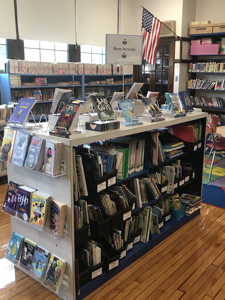 Ready for the first day of Library! #gordonkorman #authorofthemonth