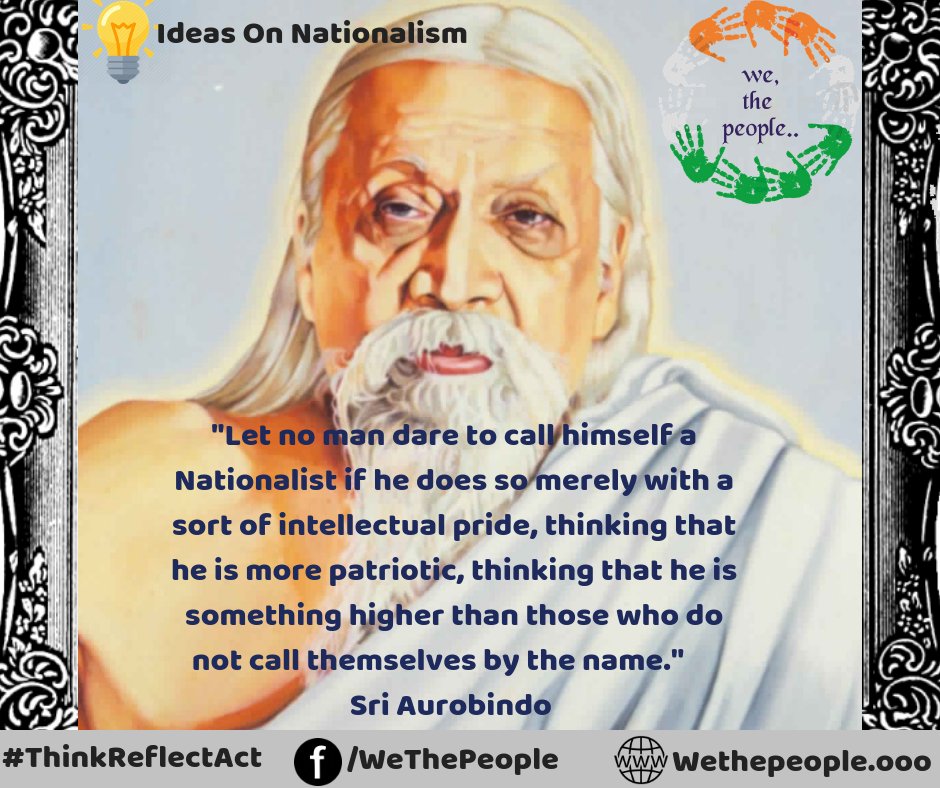 WTPA_India's tweet photo. Reference: Speech delivered in Bombay on 19th January 1907
Reach us @ https://t.co/JmcWzTS9pq
#ThinkReflectAct #Think #Reflect #Act #NationalismIdeas #IndianLeaders #Nationalism #IndianNationalism #IndianHistory #Ideology #WeThePeopleSeries #WeThePeopleAbhiyan #SriAurobindo https://t.co/ixmkwyRu70