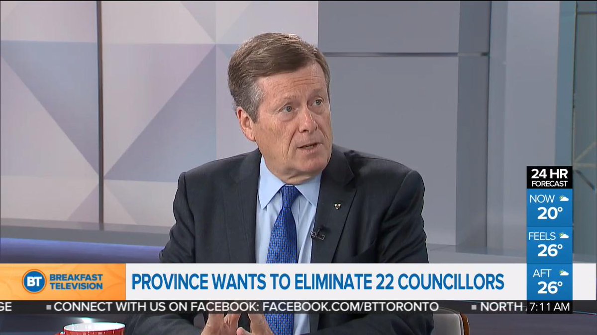 John Tory discusses the challenges ahead as city council continues to battle the province ow.ly/h08o30lOXr8 https://t.co/SqcHj1EAnP