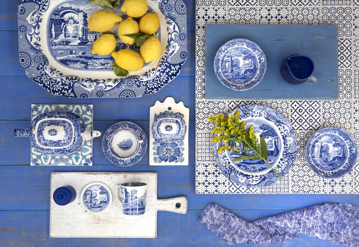 Save 20% off your next online purchases of your favourite Spode collections, including Blue Italian, by filling out our short survey on dining habits: wolfstarsurveys.com/portmeirion/. Discount code provided at the end of the survey. T&amp;Cs apply.