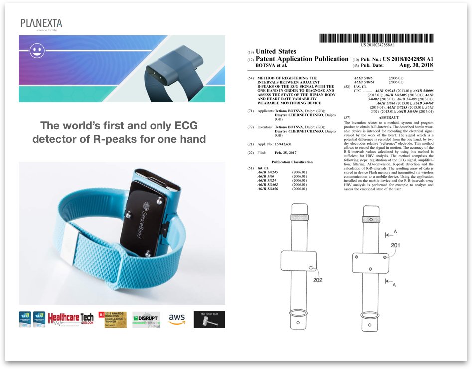 VanHealthingcom's tweet photo. The United States patent application publication of the world's first and only ECG detector of R-peaks is registered under the number US 2018/0242858 A1. https://t.co/Luedvqzwr3