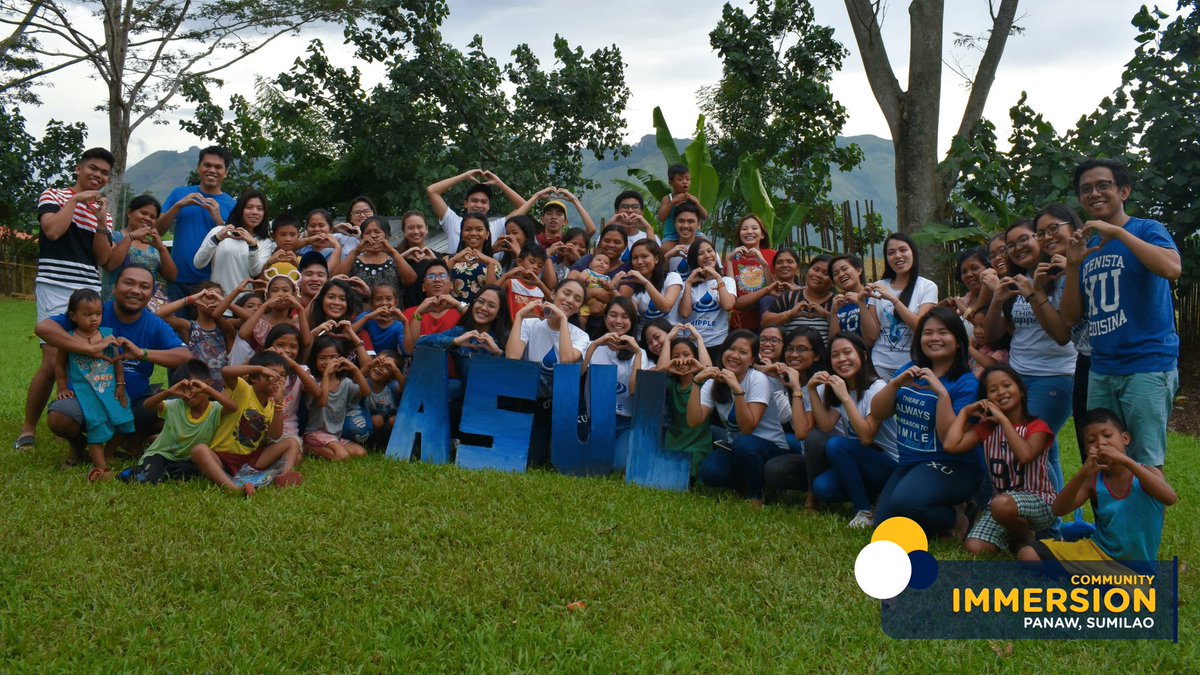 ateneoleaders's tweet image. There&apos;s no place we&apos;d rather be.
#CommunityImmersion
#ASUL10