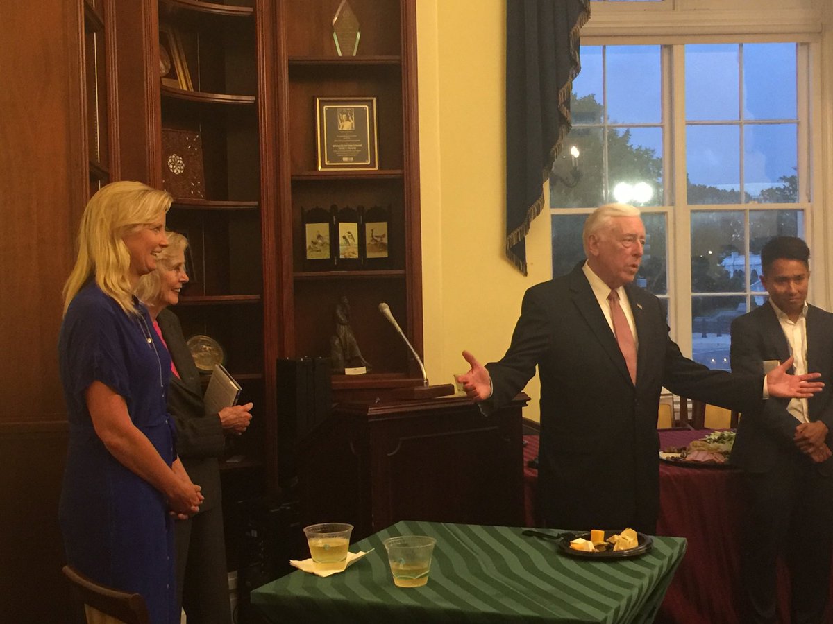Honored to attend ⁦<a href="/RepLoisCapps/">Lois Capps</a>⁩ book launch “Keeping Faith in Congress” w/⁦@WhipHoyer⁩ &amp; ⁦@Cal⁩ alum ⁦@laurabcapps⁩ #LeadershipMatters