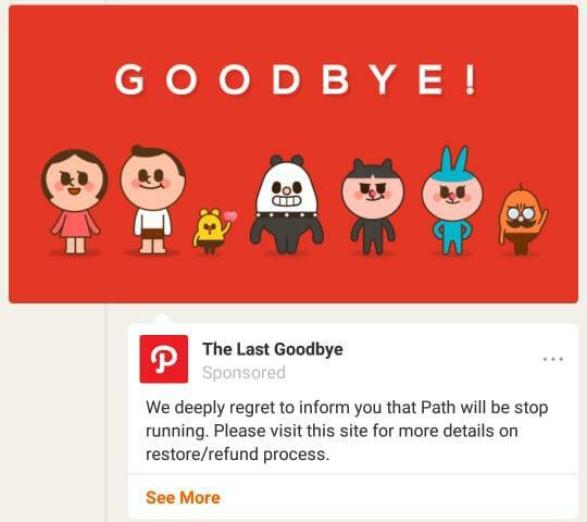 Hasil gambar untuk Path bakal tutup