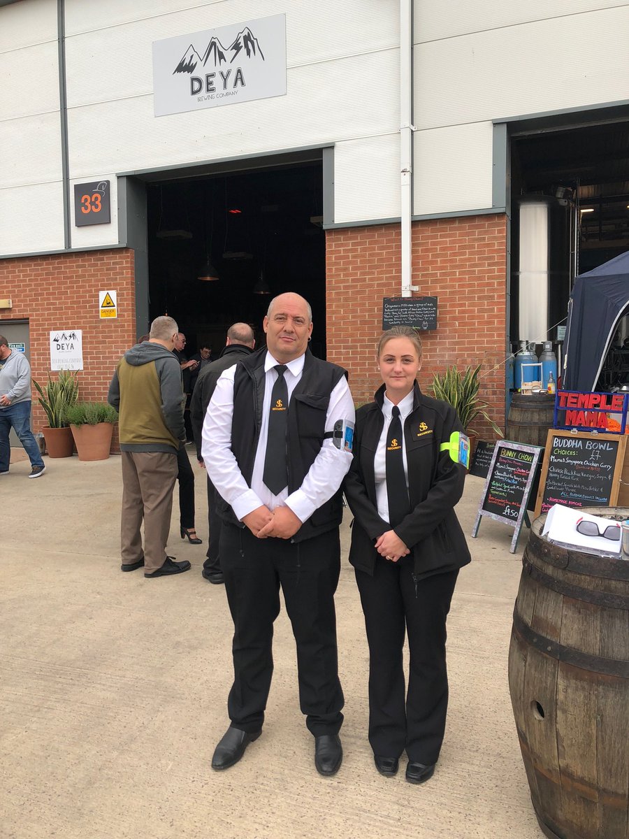 JS_security's tweet image. The team this afternoon at @deyabrewery supporting @TheNationalStar