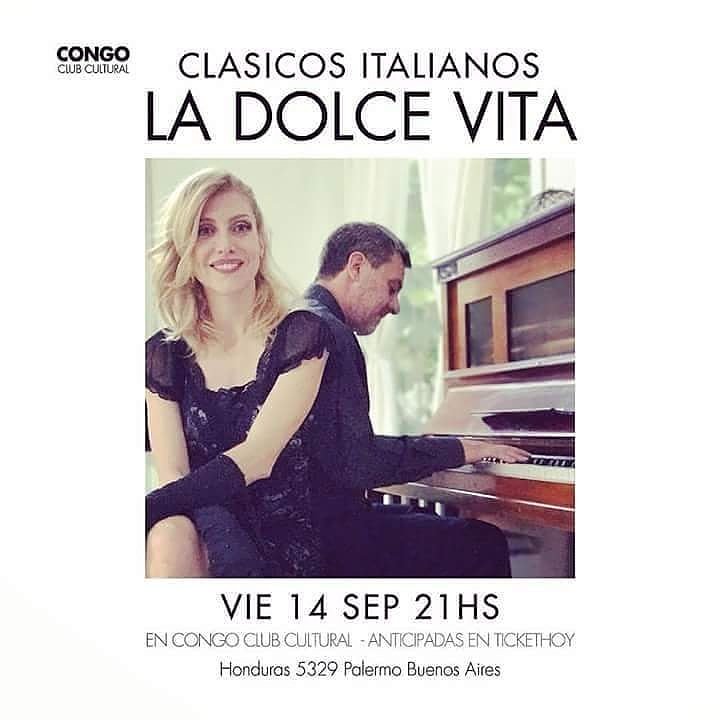 congobsas's tweet photo. #VIERNES 🇮🇹 #ladolcevitaduo te espera mañana en @congobsas a las 21hs 🔥🇮🇹🍝 🔝 Conseguí tus entradas 🎫 en @tickethoy o en nuestras boleterías (Honduras 5329 #Palermo)
______
#agenda #septiembre #elclub @patolatana @patriciofontana #congobsas #ladolcevitaduo #show #italia https://t.co/Yq5qTzqMDf