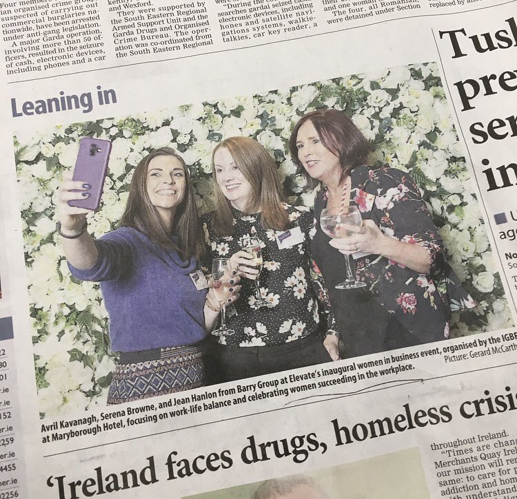 A big thank you to all who made yesterday so special, we not only raised our glasses to some spectacular speaker but also raised money for those faced with hardship. Delighted to be featured in the <a href="/irish_examiner/">Vicki O</a>. Here’s to 2019 🎉🥂
#womeninbusiness #irishbusiness #inelevate