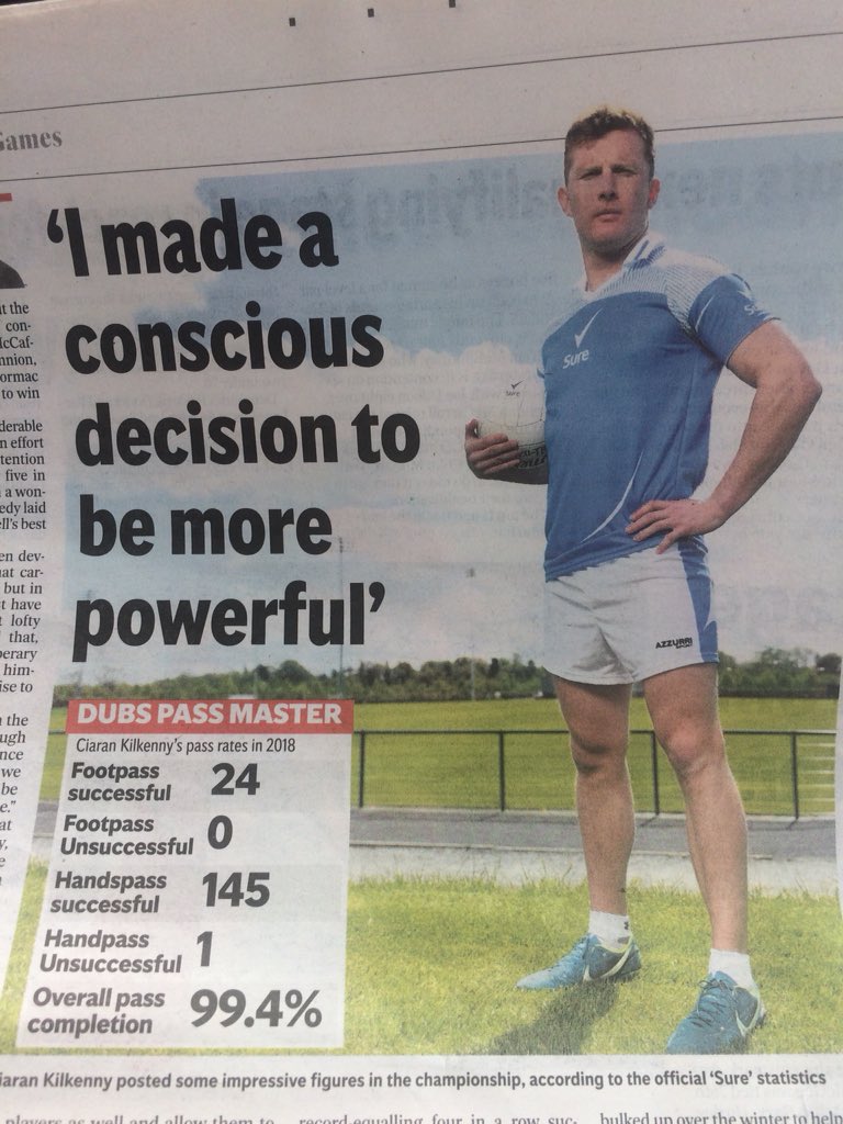 breffnitoal's tweet photo. If people want to know where football has gone wrong Ciaran Kilkennys statistics say it All @JoeBrolly1993 @officialgaa #whatdoyouthinkofthat https://t.co/IBRr5uKJM0